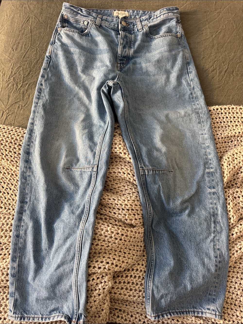 Madewell darted barrel Jean size 27